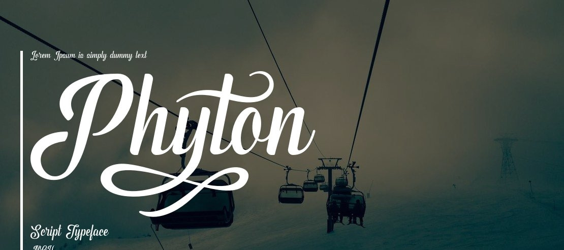 Phyton Script Font