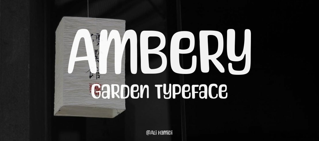 Ambery Garden Font