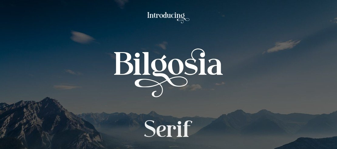 Bilgosia Font