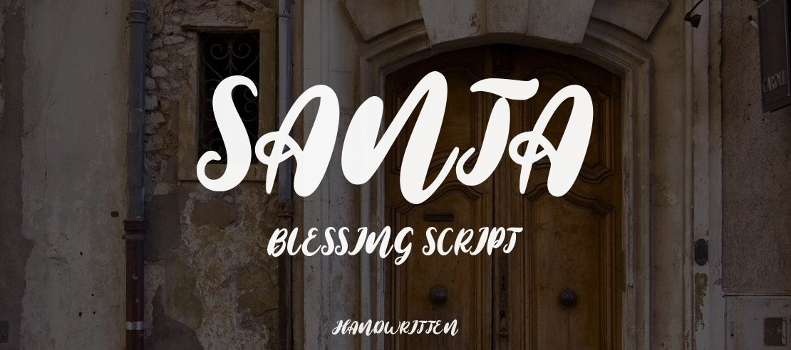 Santa Blessing Script Font