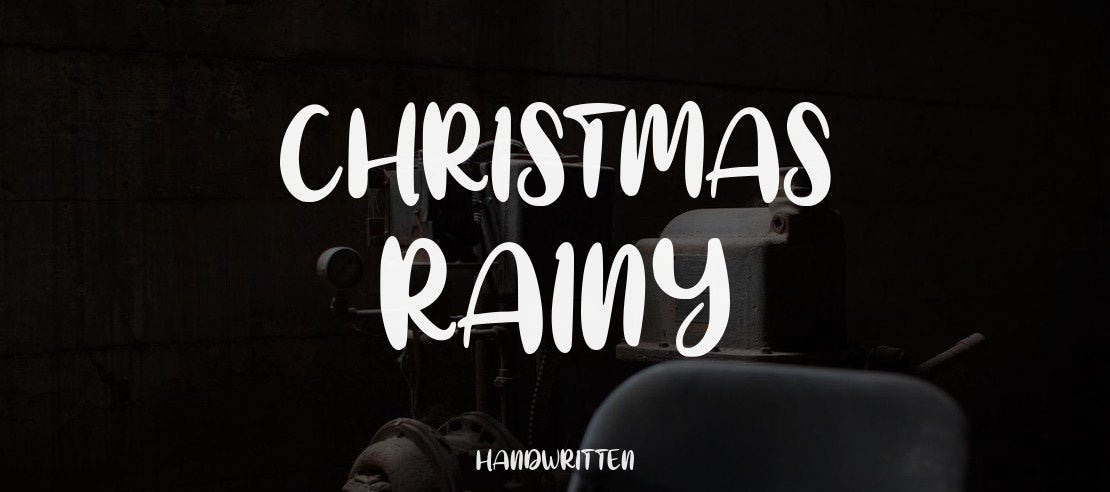 Christmas Rainy Font