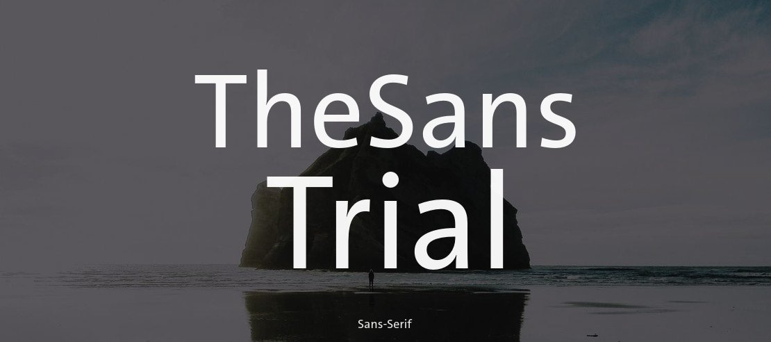 TheSans Trial Font Family