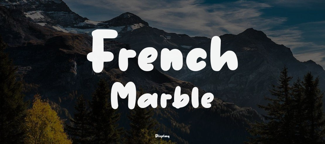 French Marble Font