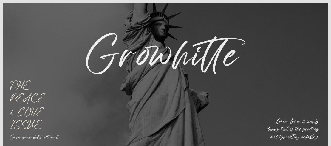 Growhitte Font