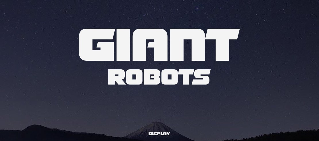 Giant Robots Font Family