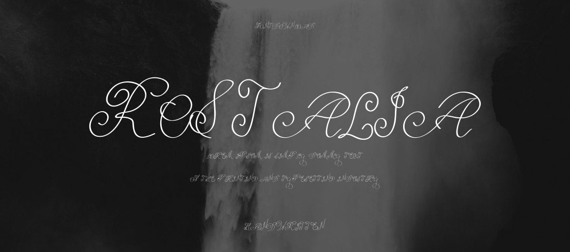 Rostalia Font