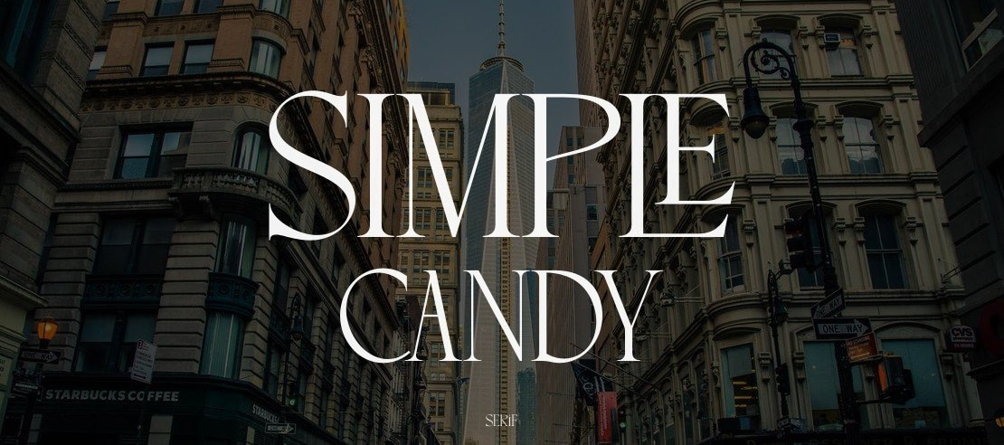 SIMPLE CANDY Font