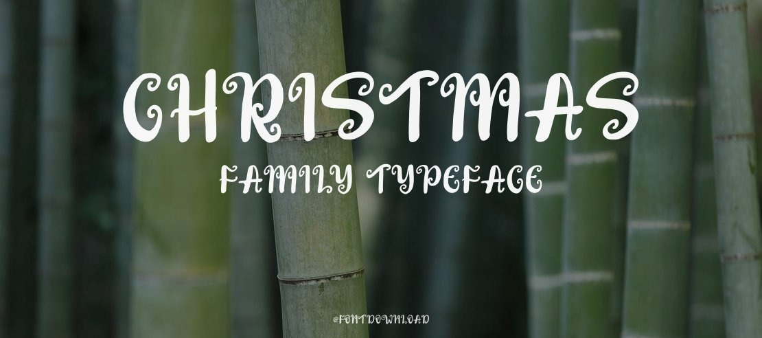 Christmas Family Font