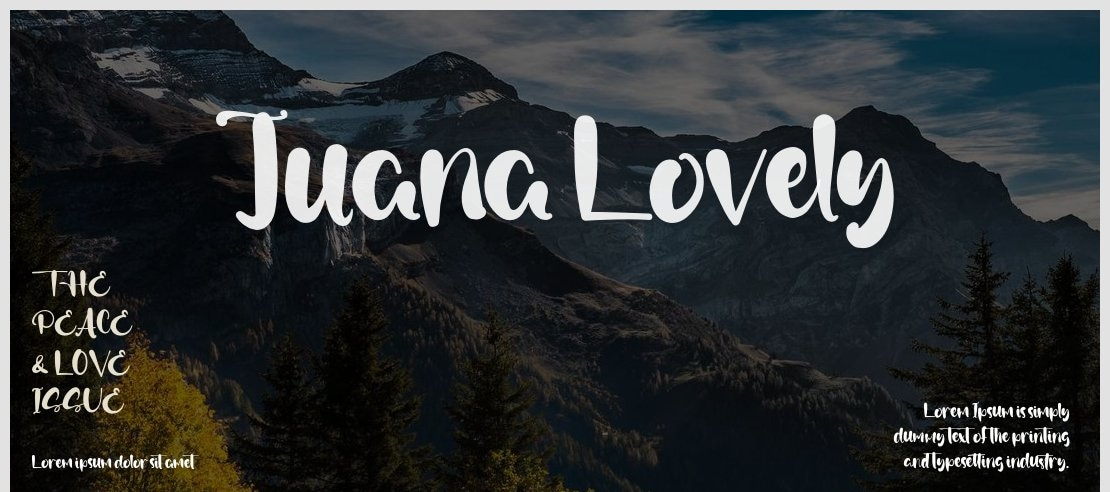 Juana Lovely Font