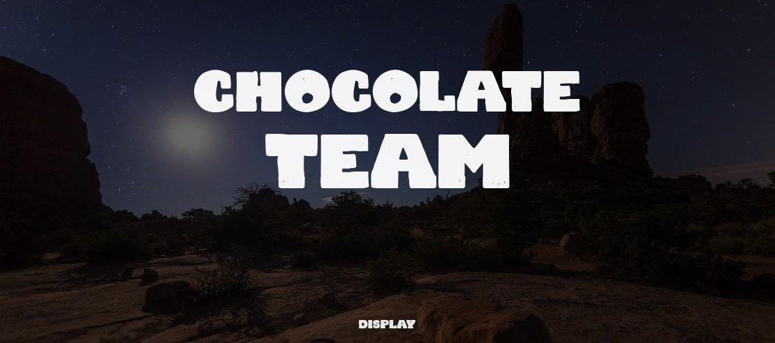 Chocolate Team Font