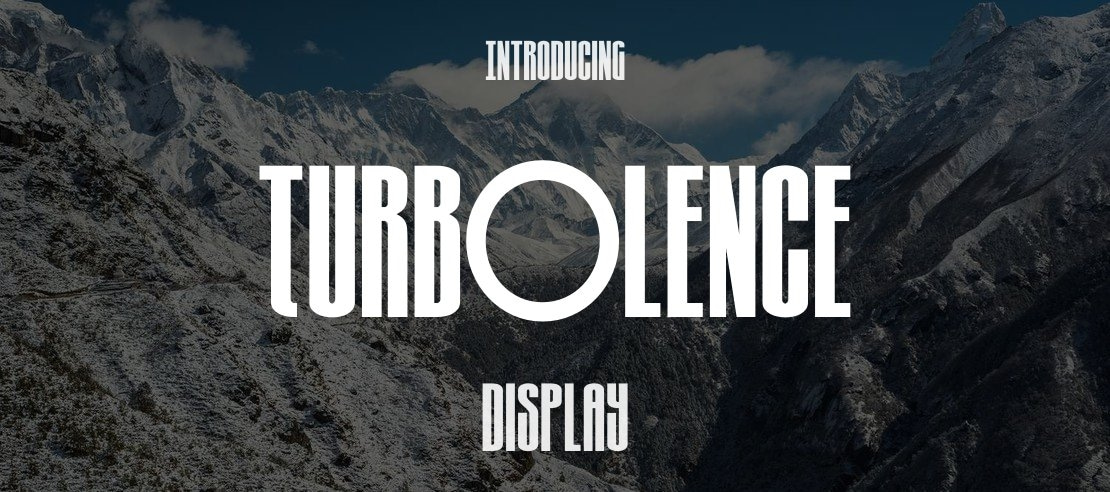 Turb0lence Font Family