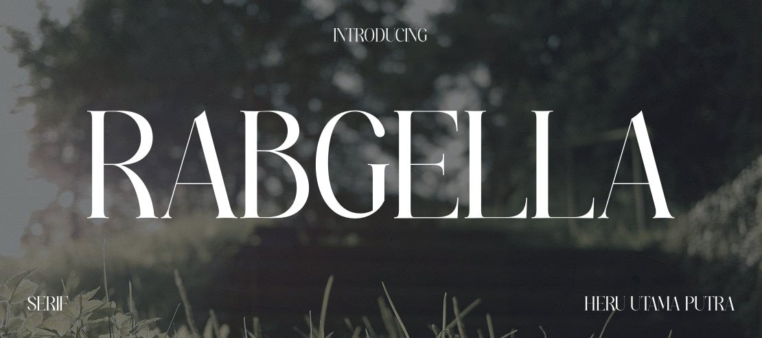 Rabgella Font