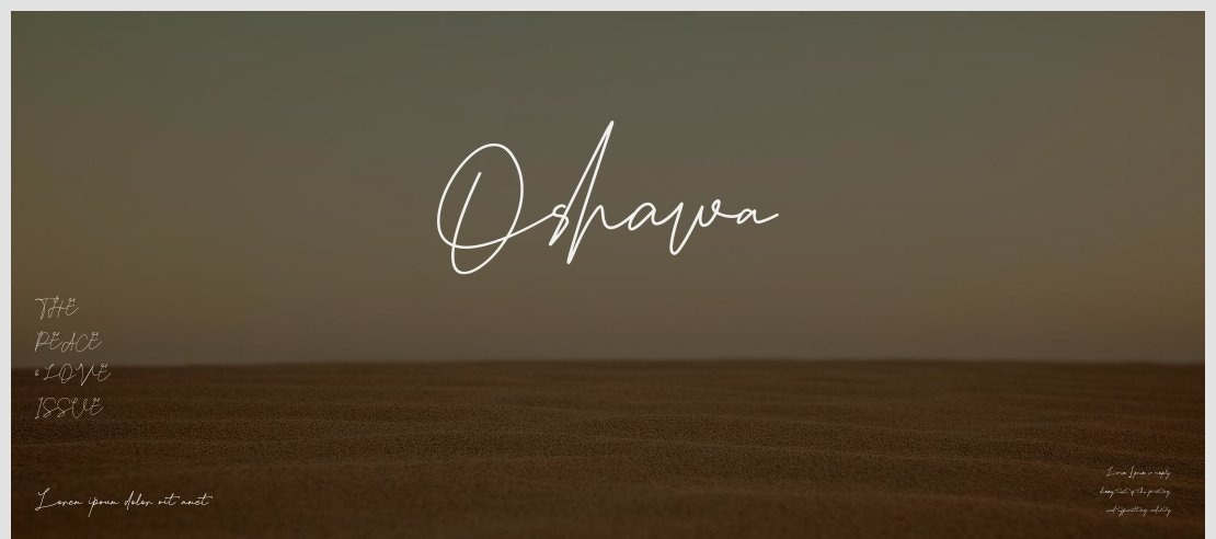 Oshawa Font