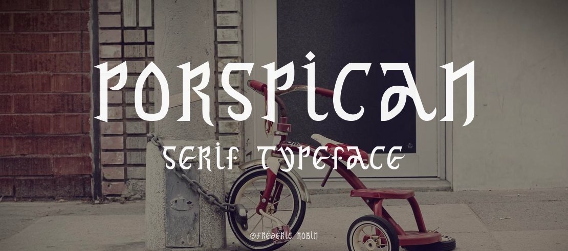 Porspican Serif Font