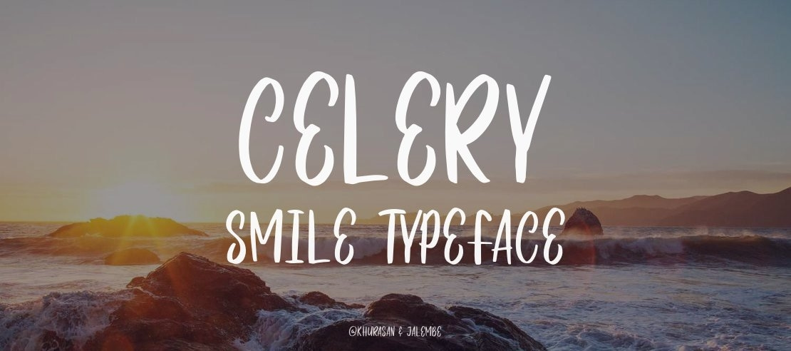 Celery Smile Font