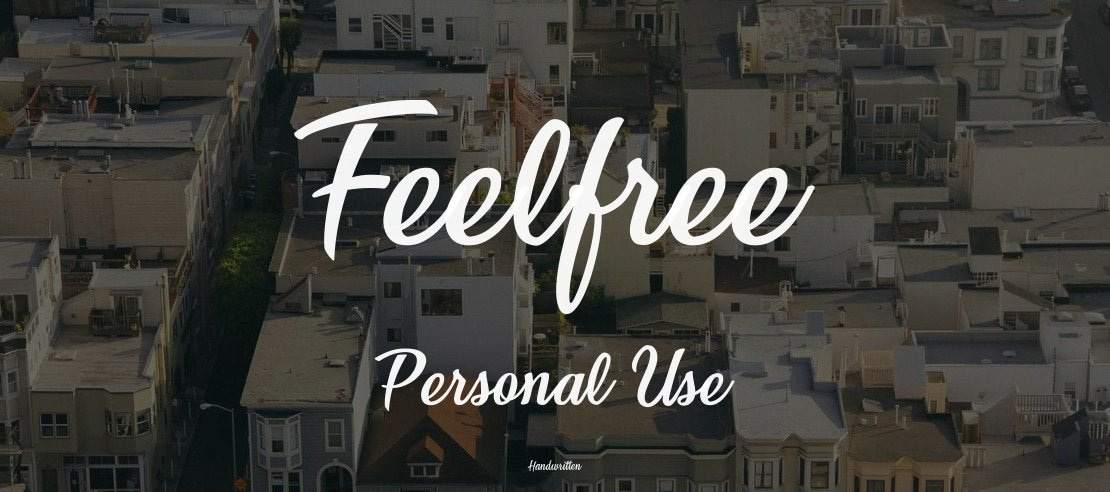 Feelfree Personal Use Font