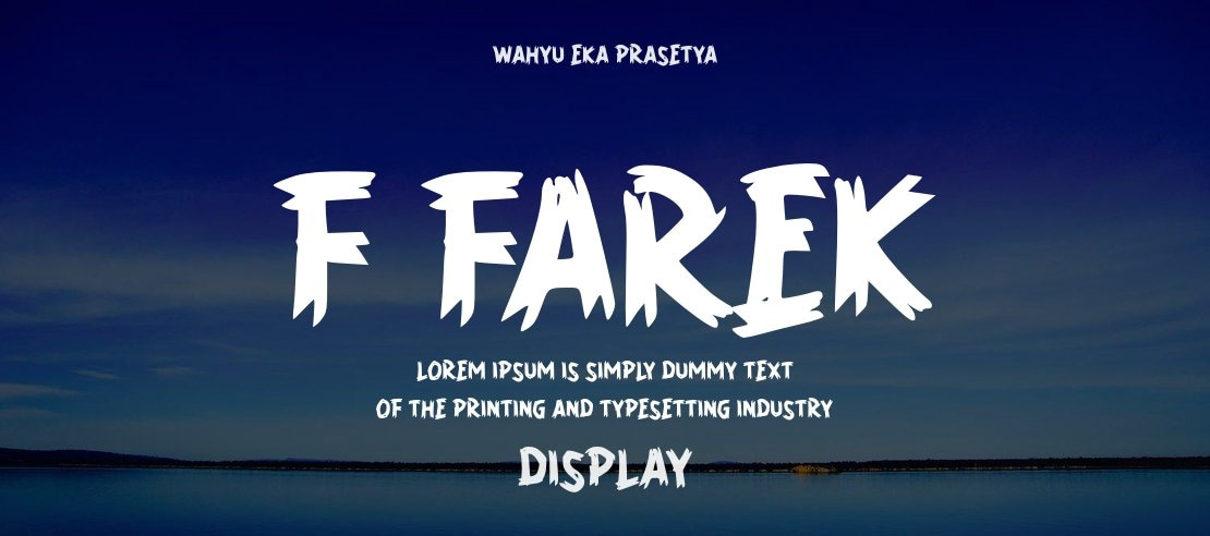 f Farek Font