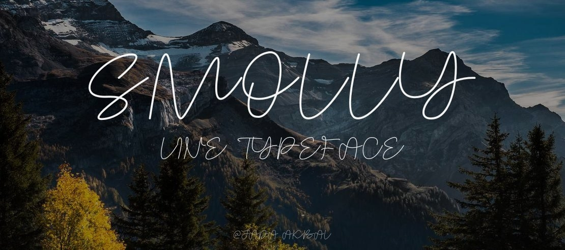 Smolly Line Font