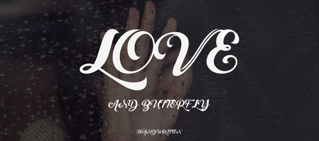 Love And Butterfly Font