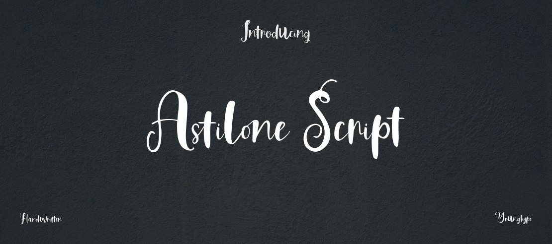 Astilone Script Font