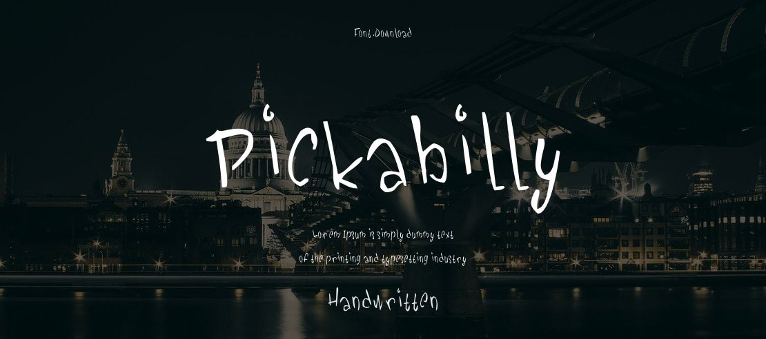 Pickabilly Font