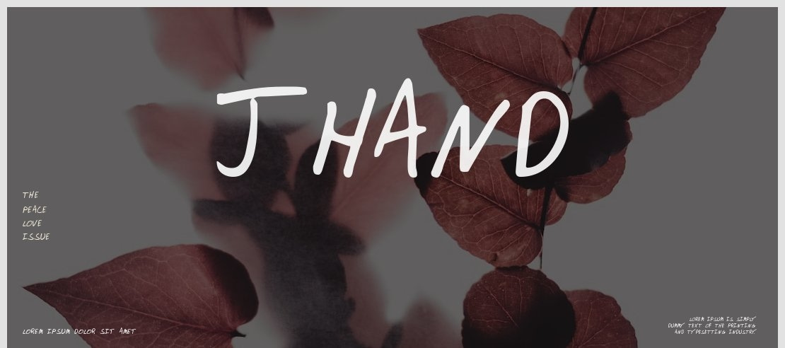 JHand Font