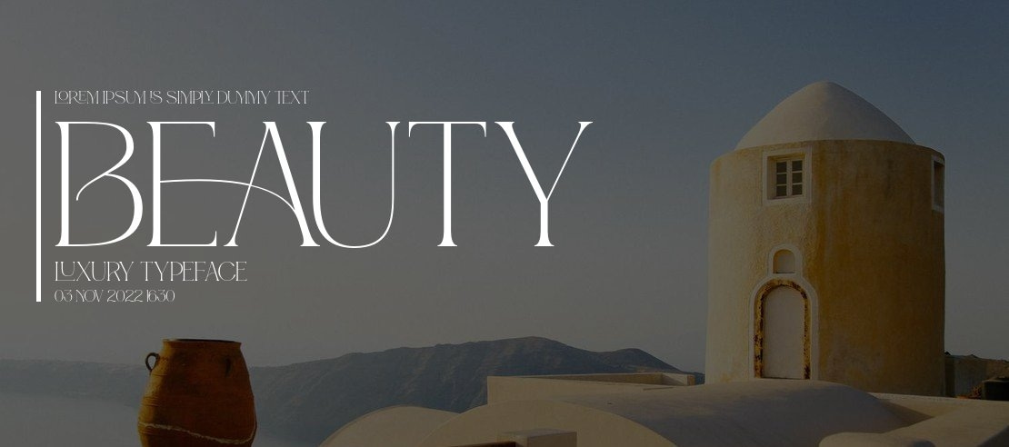 Beauty Luxury Font