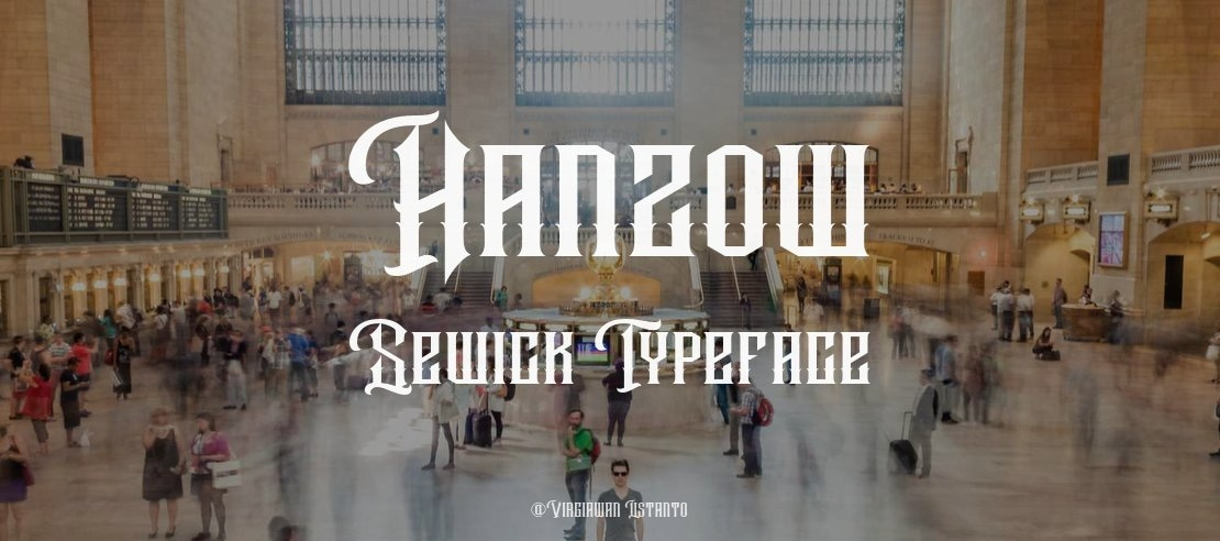 Hanzow Sewick Font