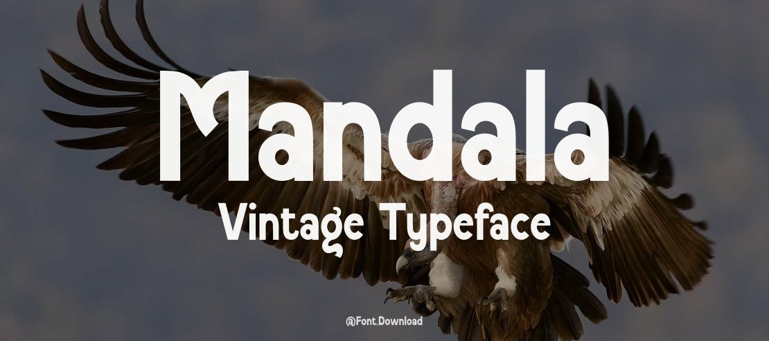 Mandala Vintage Font