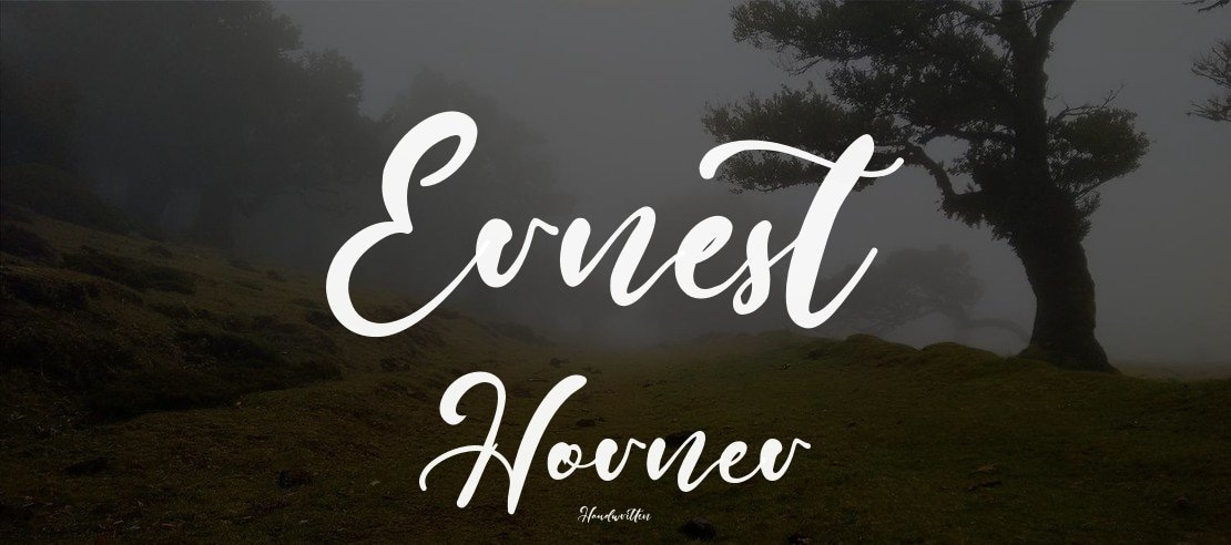 Ernest Horner Font