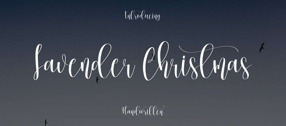 Lavender Christmas Font