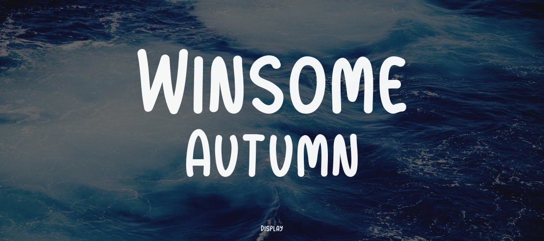 Winsome Autumn Font