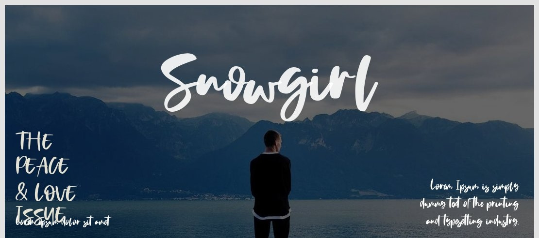 Snowgirl Font