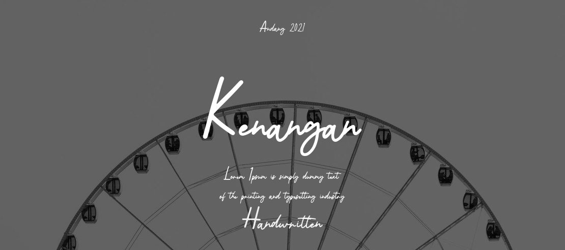 Kenangan Font