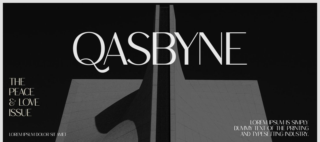 Qasbyne Font