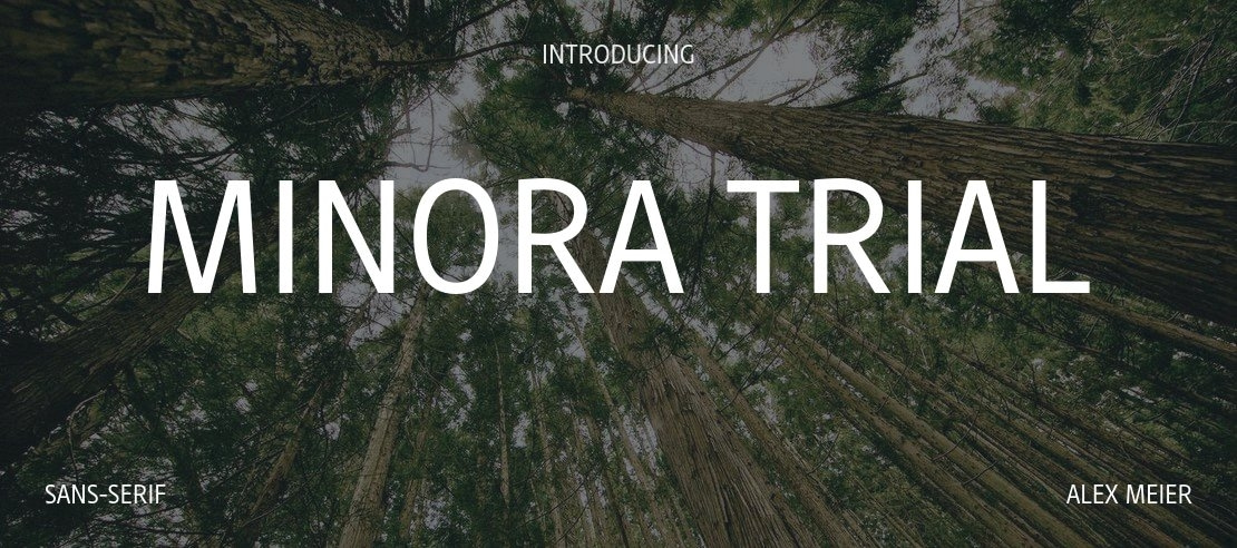 Minora Trial Font Family