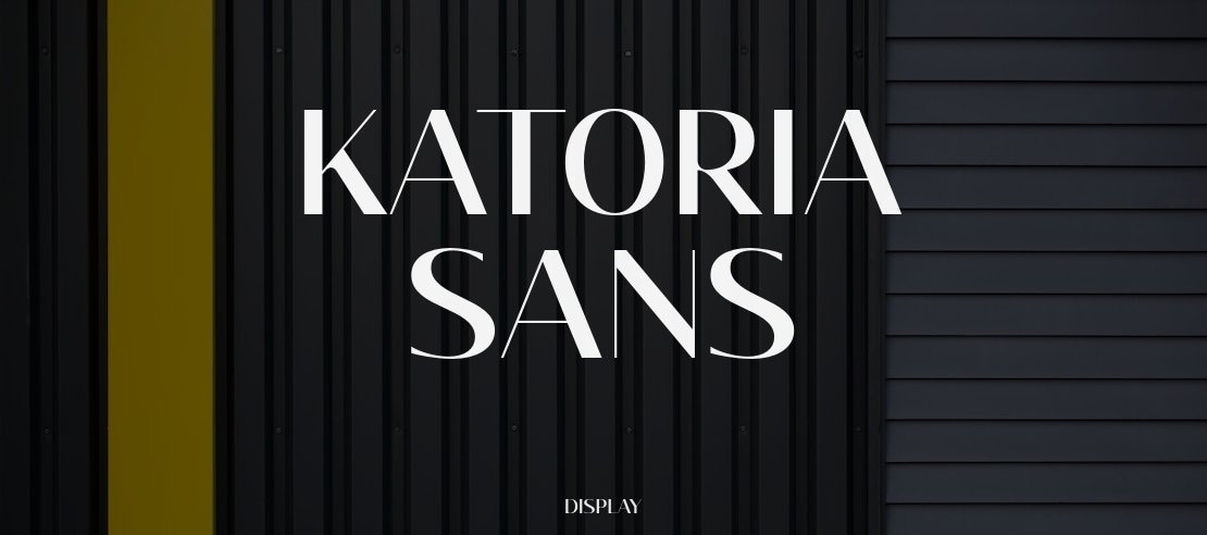 Katoria Sans Font Family