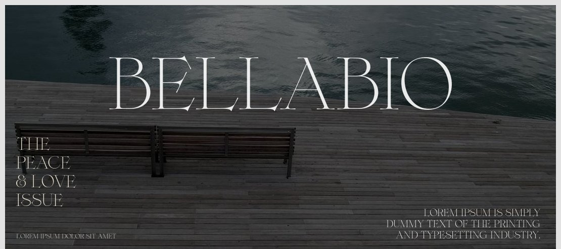 Bellabio Font