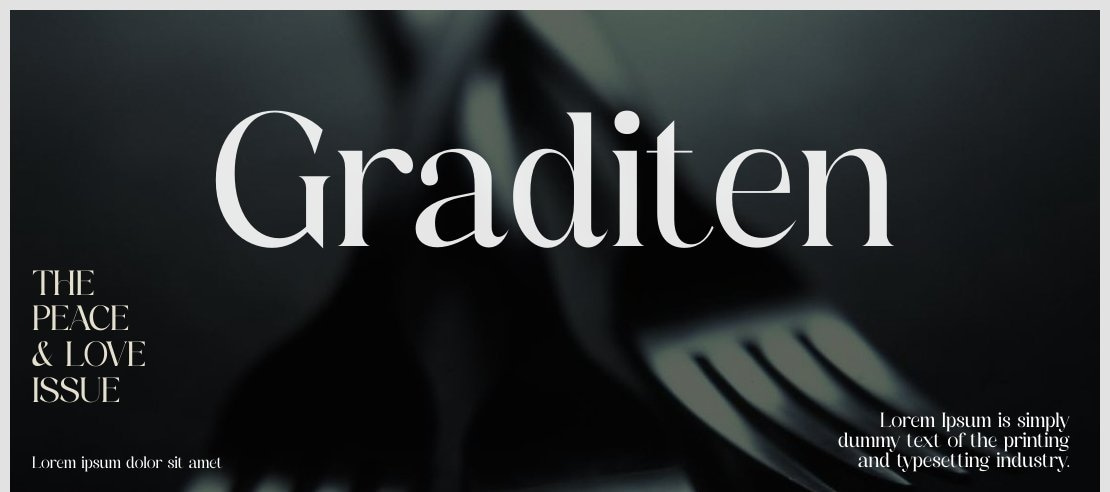 Graditen Font