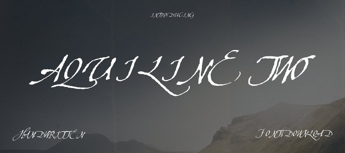 Aquiline Two Font