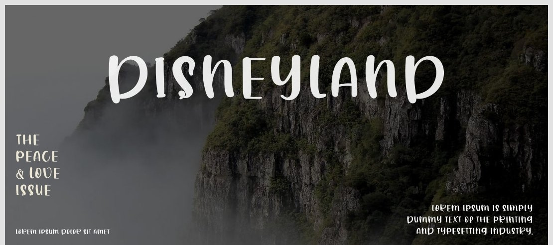 Disneyland Font