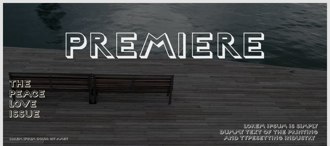 Premiere Font