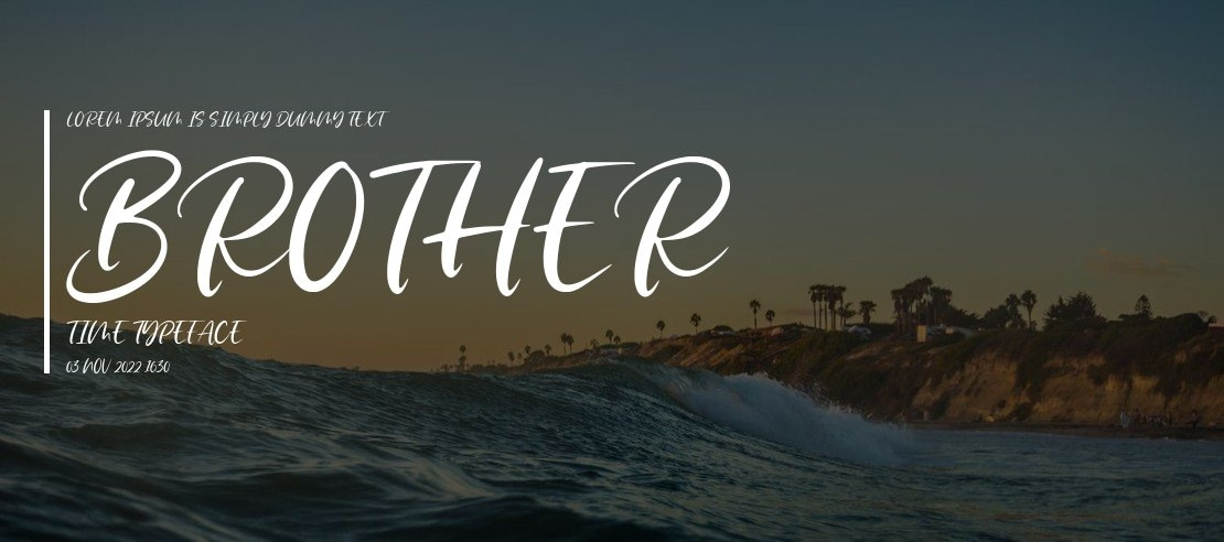 Brother Time Font