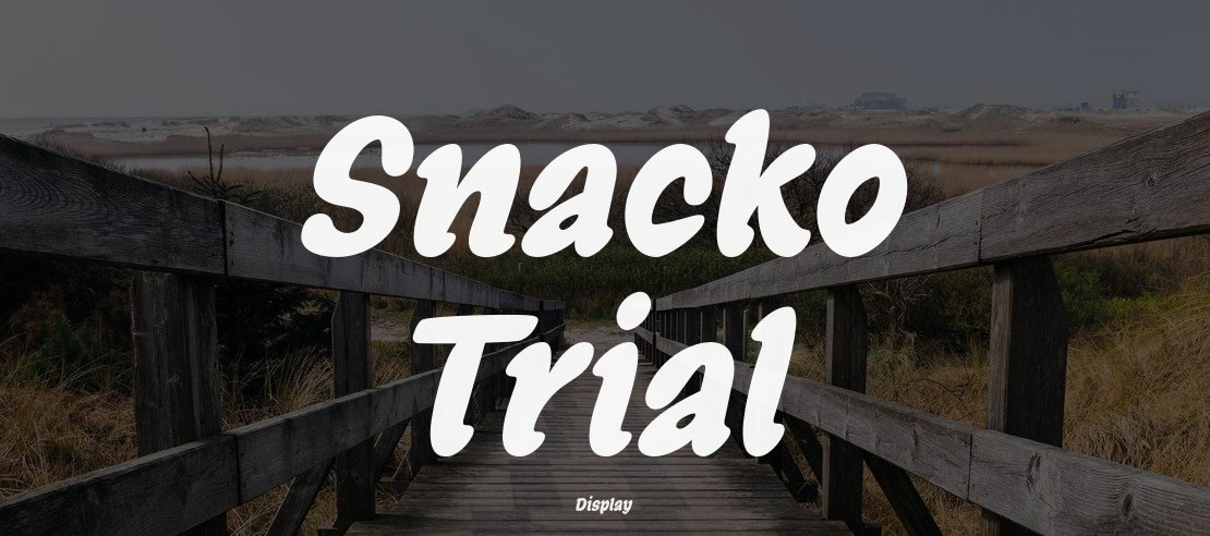 Snacko Trial Font