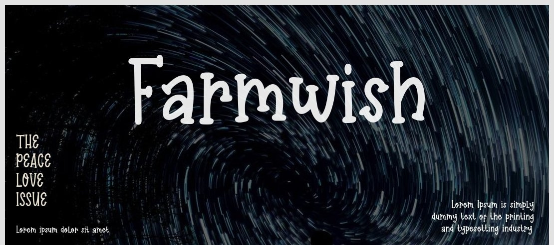 Farmwish Font