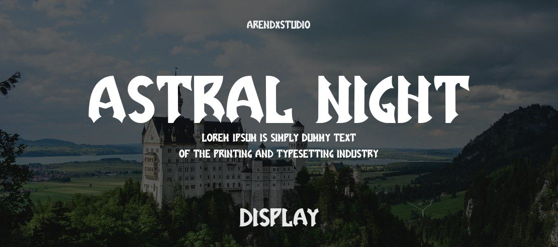 Astral Night Font