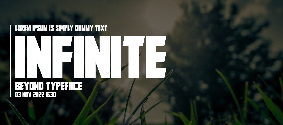 Infinite Beyond Font Family