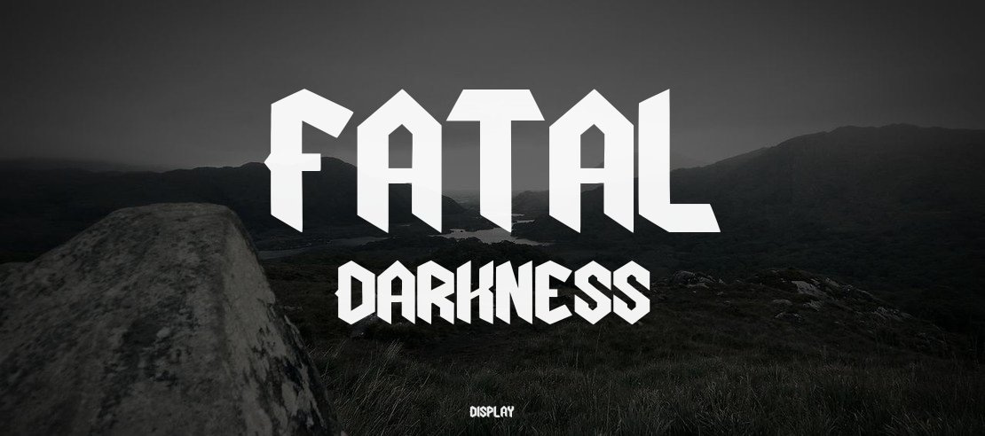 Fatal Darkness Font