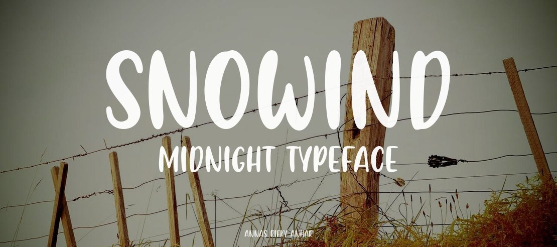 Snowind midnight Font