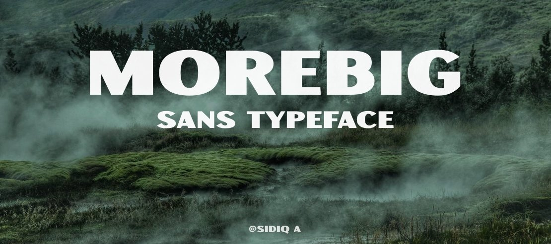 Morebig Sans Font